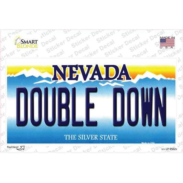 Double Down Nevada Novelty Sticker Decal