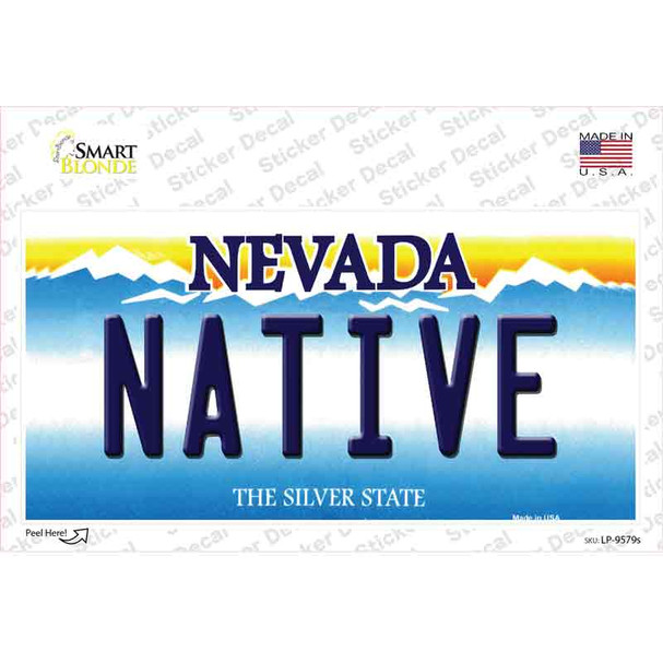 Native Nevada Novelty Sticker Decal