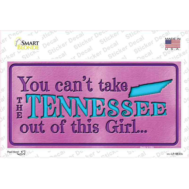 Tennessee Outta This Girl Novelty Sticker Decal