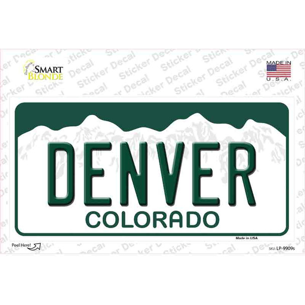 Denver Colorado Novelty Sticker Decal