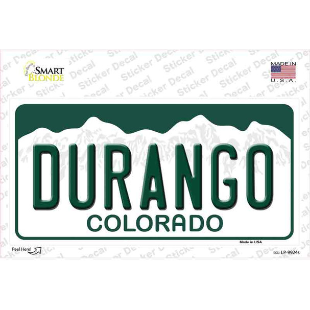 Durango Colorado Novelty Sticker Decal