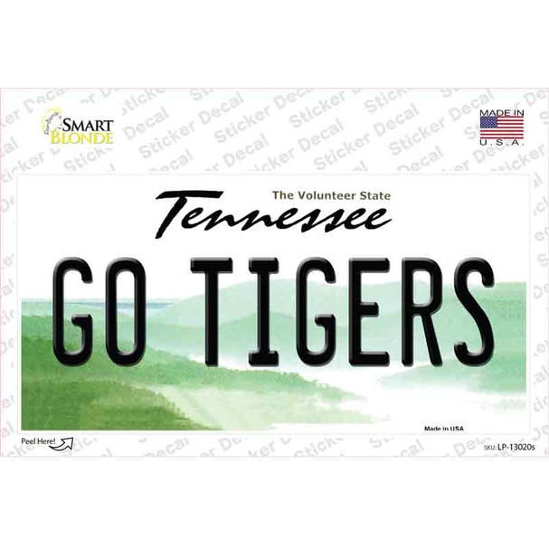 Tennessee Go Tigers TN Novelty Sticker Decal