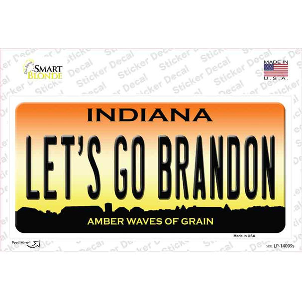 Lets Go Brandon IN Novelty Sticker Decal