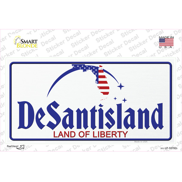 Desantisland Novelty Sticker Decal