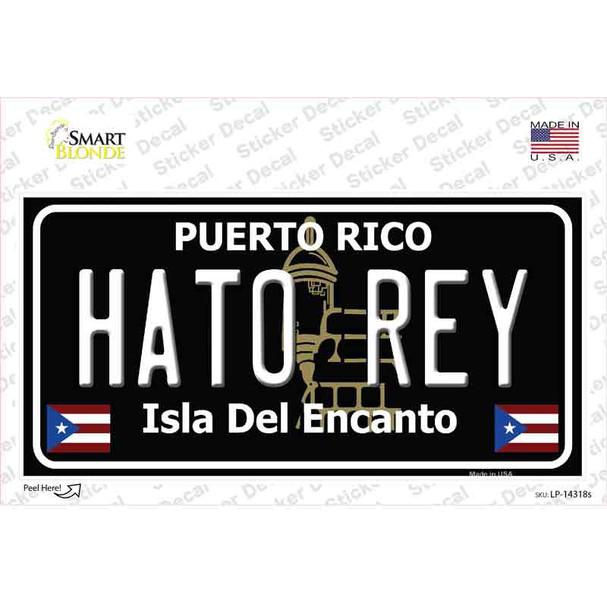Hato Rey Puerto Rico Black Novelty Sticker Decal