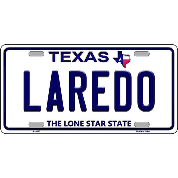 Laredo Texas Novelty Metal License Plate