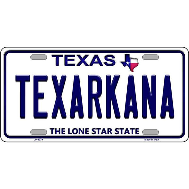 Texarkana Texas Novelty Metal License Plate