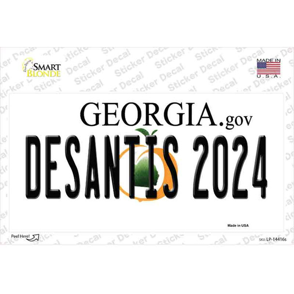 Desantis 2024 Georgia Novelty Sticker Decal