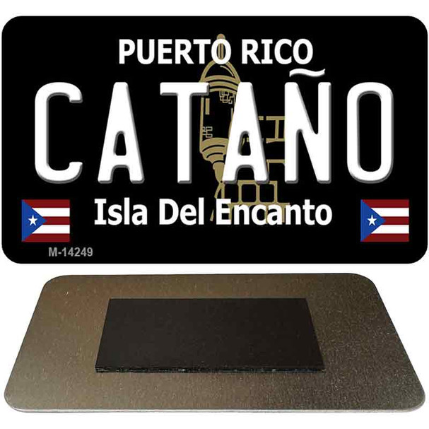 Catano Puerto Rico Black Novelty Metal Magnet