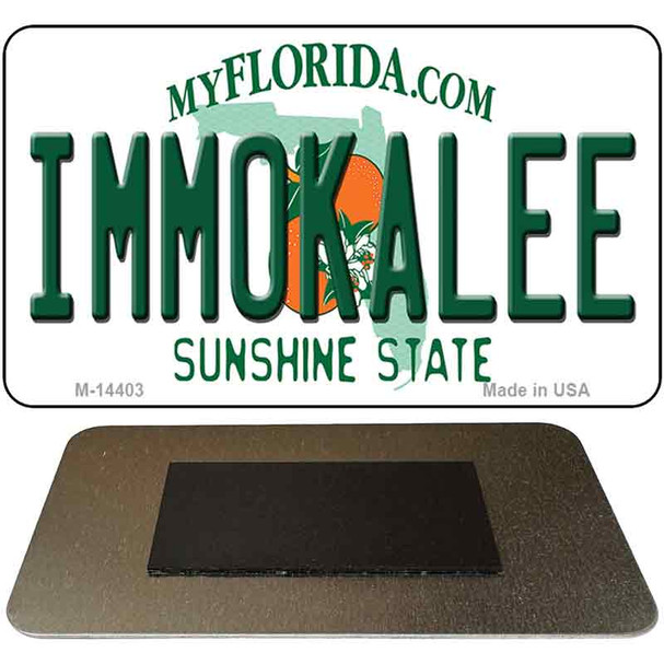 Immokalee Florida Novelty Metal Magnet
