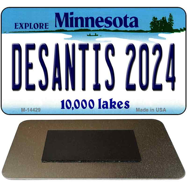 Desantis 2024 Minnesota Novelty Metal Magnet