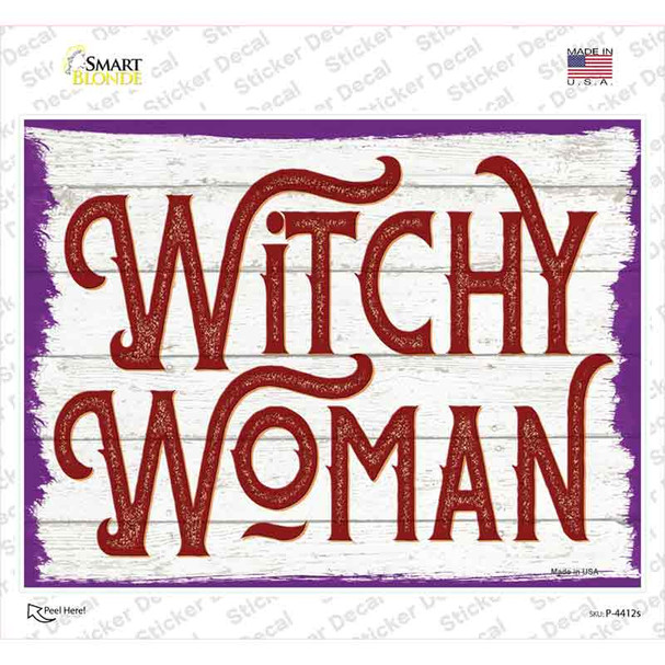 Witchy Woman Novelty Rectangle Sticker Decal