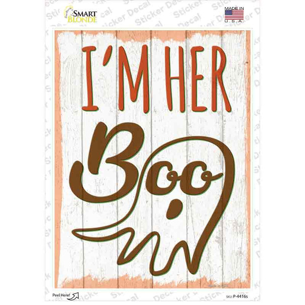Im Her Boo Ghost Novelty Rectangle Sticker Decal
