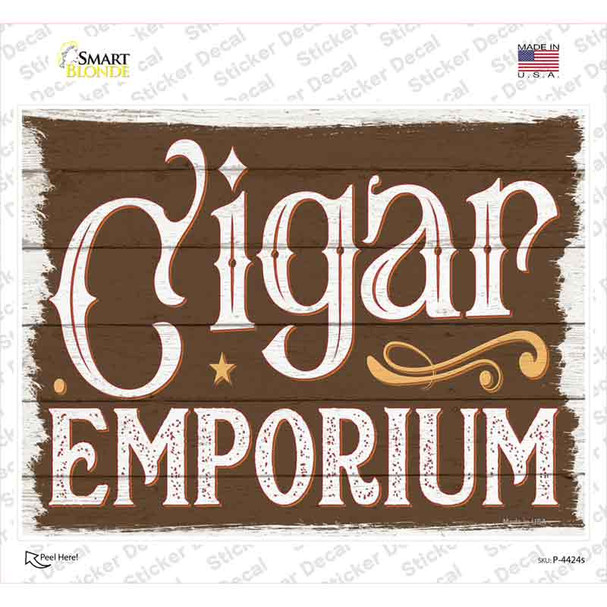 Cigar Emporium Novelty Rectangle Sticker Decal