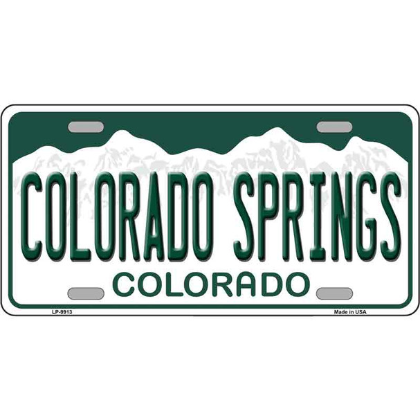 Denver Colorado Metal Novelty License Plate | Smart Blonde