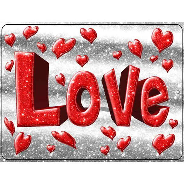 Love Metal Novelty Parking Sign P-1466