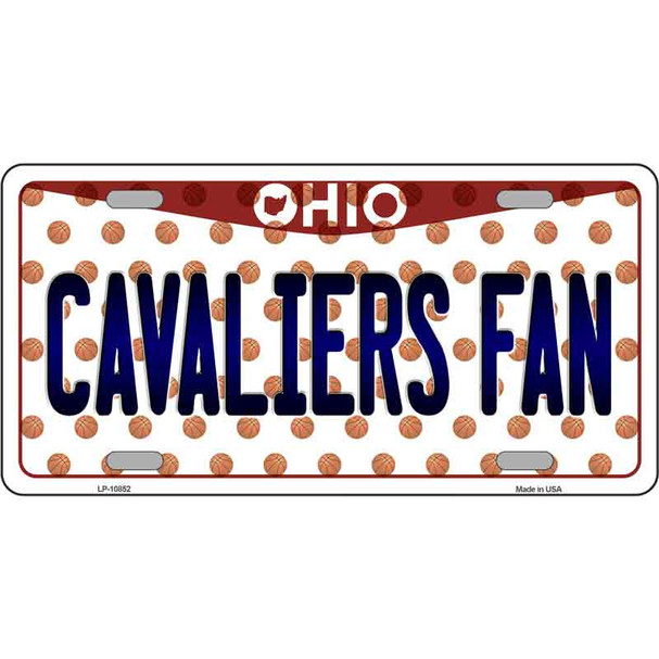 Cavaliers Fan Ohio Novelty Metal License Plate