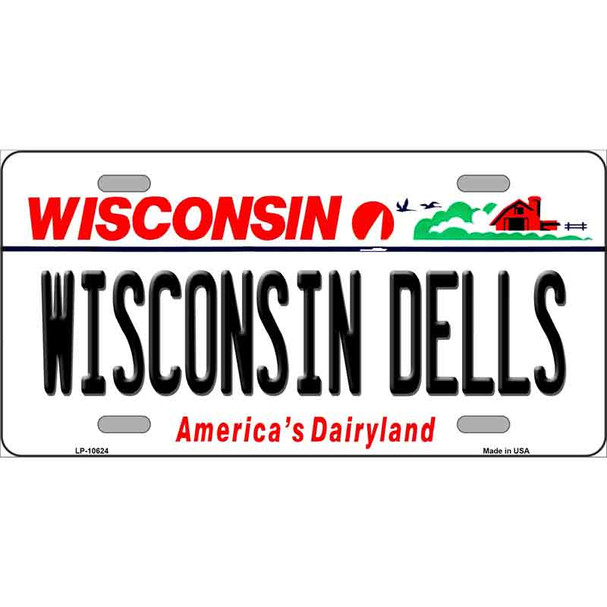 Wisconsin Dells Wisconsin Metal Novelty License Plate