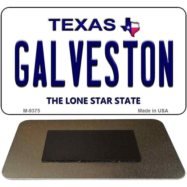 Galveston Texas Novelty Metal Magnet M-9375