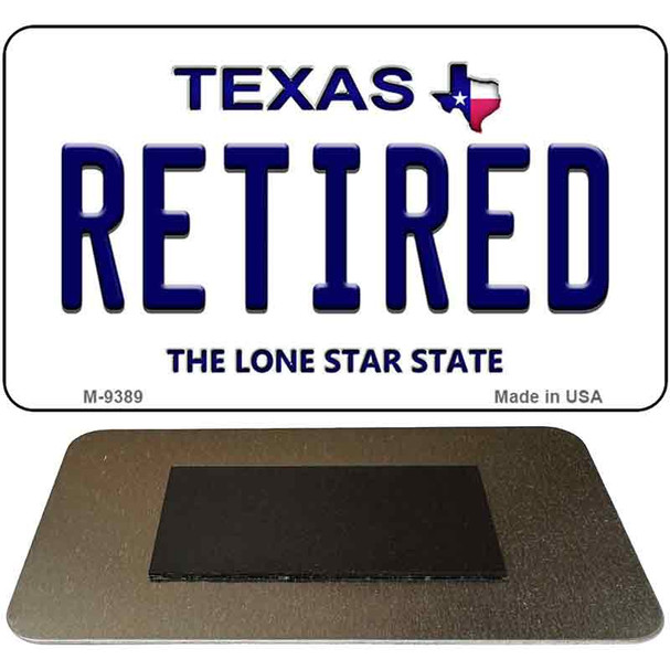 Retired Texas Novelty Metal Magnet M-9389