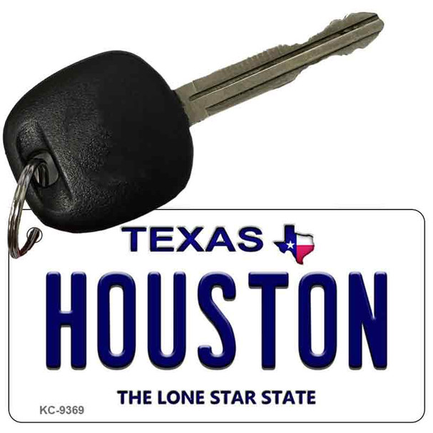 Houston Texas Novelty Aluminum Key Chain KC-9369
