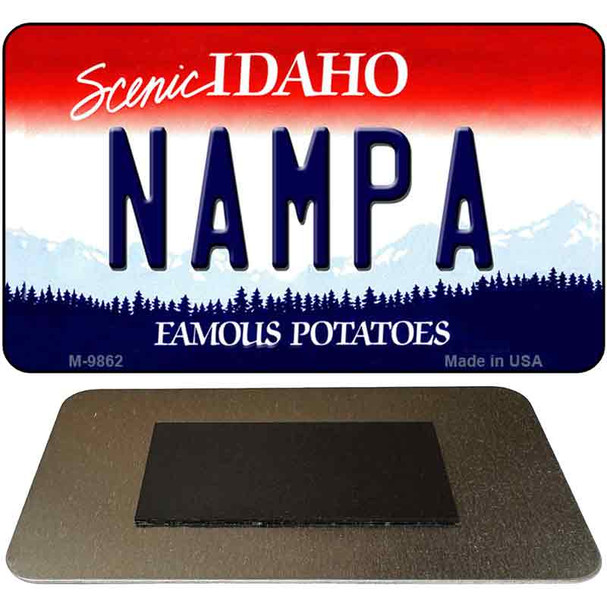 Nampa Idaho State Metal Novelty Magnet M-9862