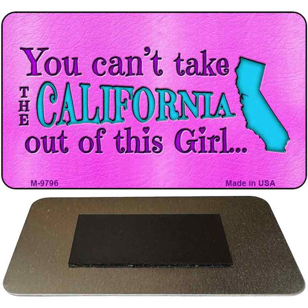 California Girl Novelty Metal Magnet M-9796