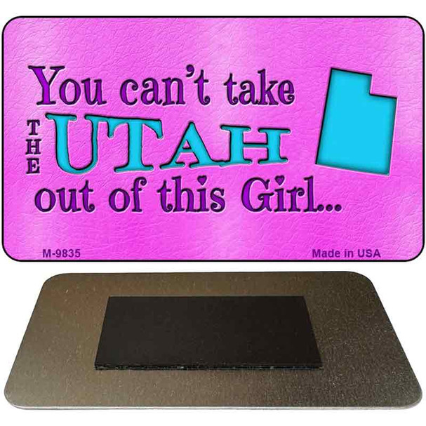 Utah Girl Novelty Metal Magnet M-9835