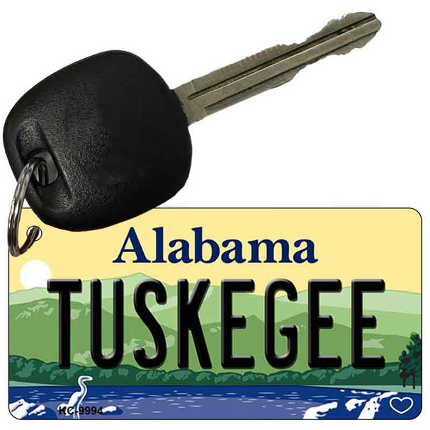 Tuskegee Alabama Metal Novelty Aluminum Key Chain KC-9994