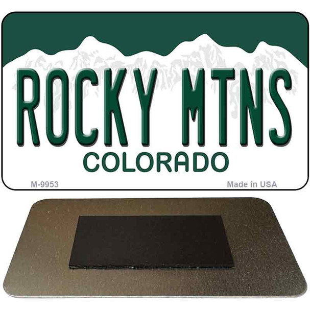 Rocky Mountains Colorado State Metal Magnet Novelty M-9953
