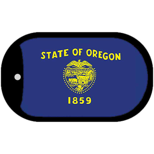 Oregon State Flag Metal Novelty Dog Tag Necklace DT-3598