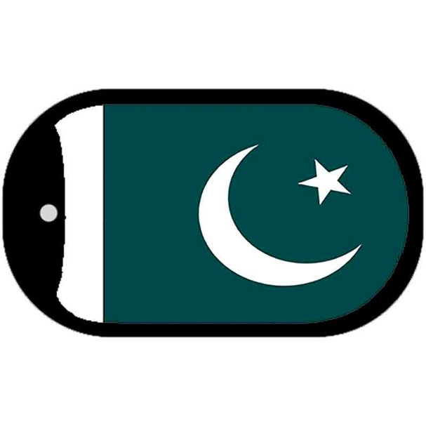 Pakistan Flag Metal Novelty Dog Tag Necklace DT-4122