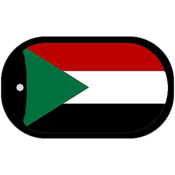 Sudan Flag Metal Novelty Dog Tag Necklace DT-4153