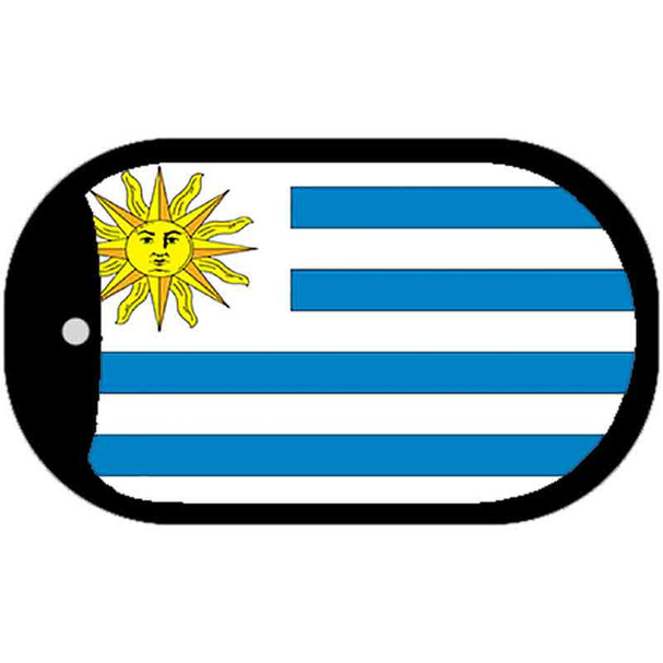 Uruguay Flag Metal Novelty Dog Tag Necklace DT-4171