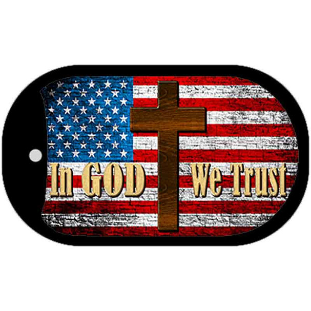 In God We Trust Metal Novelty Dog Tag Necklace DT-9434