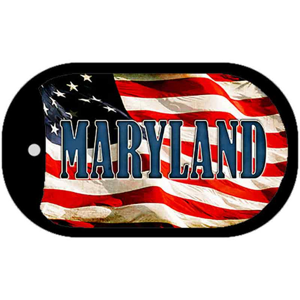Maryland Metal Novelty Dog Tag Necklace DT-3631