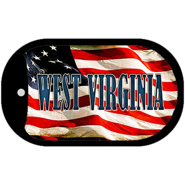 West Virginia Metal Novelty Dog Tag Necklace DT-3659