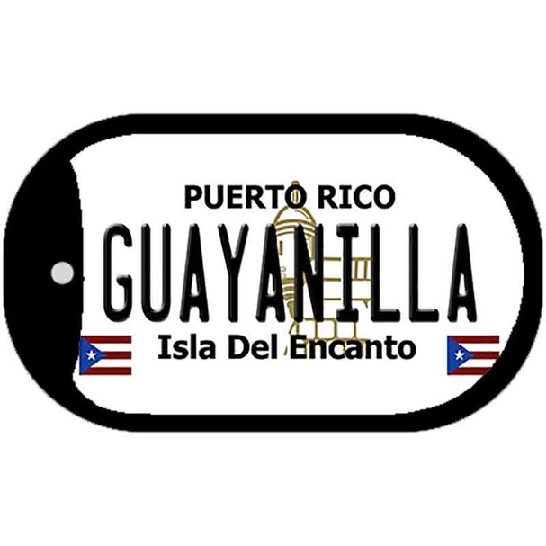 Guayanilla Puerto Rico Metal Novelty Dog Tag Necklace DT-2840