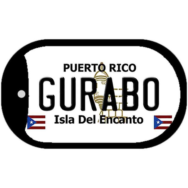 Gurabo Puerto Rico Metal Novelty Dog Tag Necklace DT-2842
