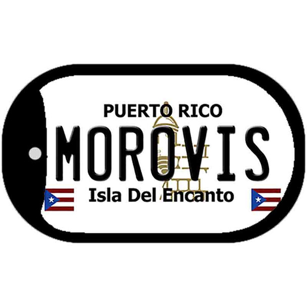 Morovis Puerto Rico Metal Novelty Dog Tag Necklace DT-2861