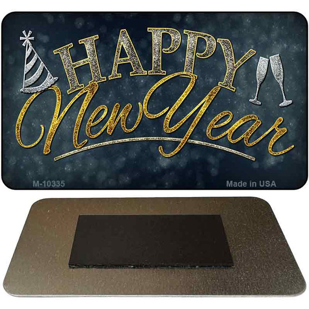 Happy New Year Novelty Magnet M-10335