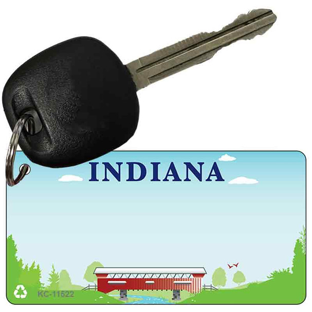 Indiana Recycle Novelty Metal Key Chain KC-11522