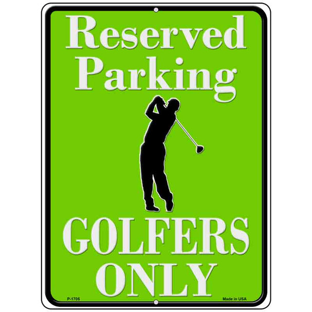 Reserved Parking Golfers Only Parking Sign Novelty