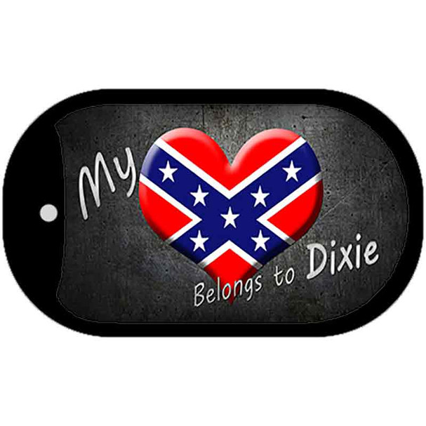 My Heart Dixie Dog Tag Kit Novelty Necklace DT-7920