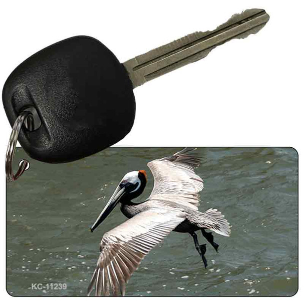 Pelican In Flight Novelty Aluminum Key Chain KC-11239