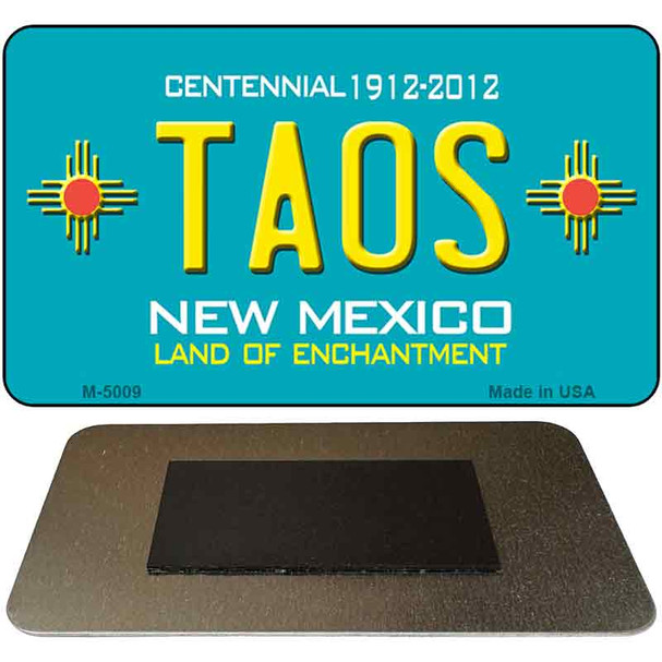 Taos Teal New Mexico Novelty Magnet M-5009