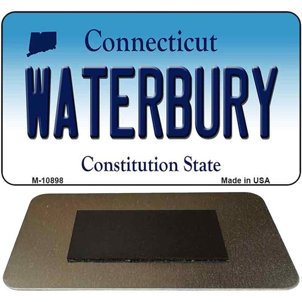 Waterbury Connecticut State License Plate Tag Magnet M-10898