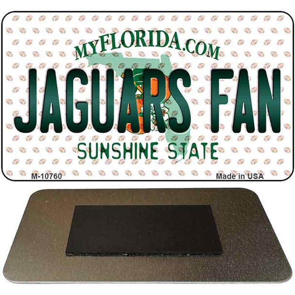 Jaguars Fan Florida State License Plate Tag Magnet M-10760