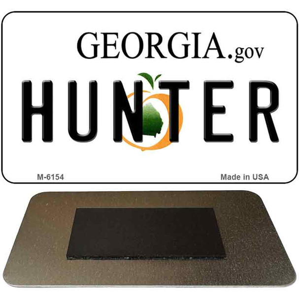 Hunter Georgia State License Plate Tag Novelty Magnet M-6154