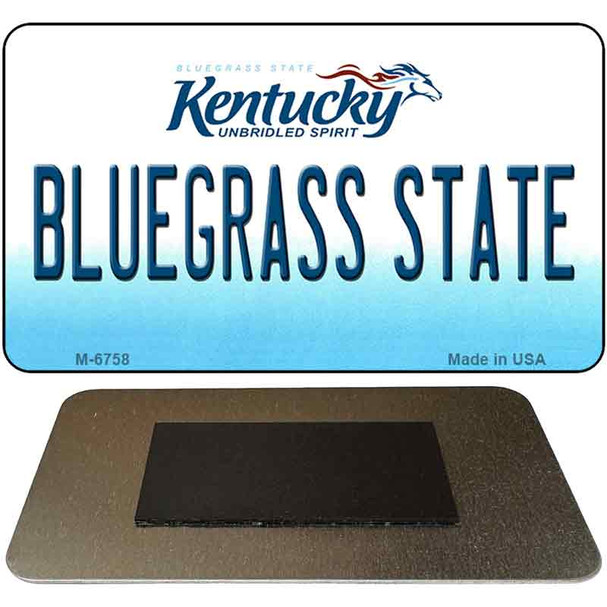 Bluegrass State Kentucky State License Plate Tag Novelty Magnet M-6758
